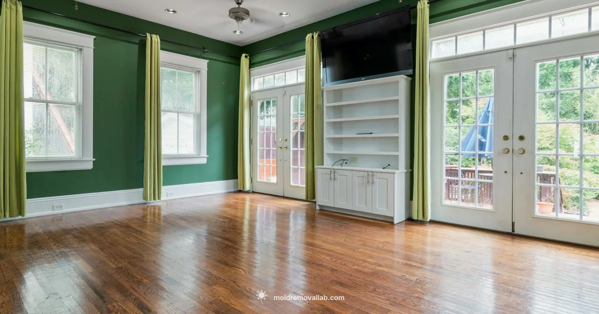 Mold on Hardwood Floor Mold on Hardwood Floor - Mold Removal Lab