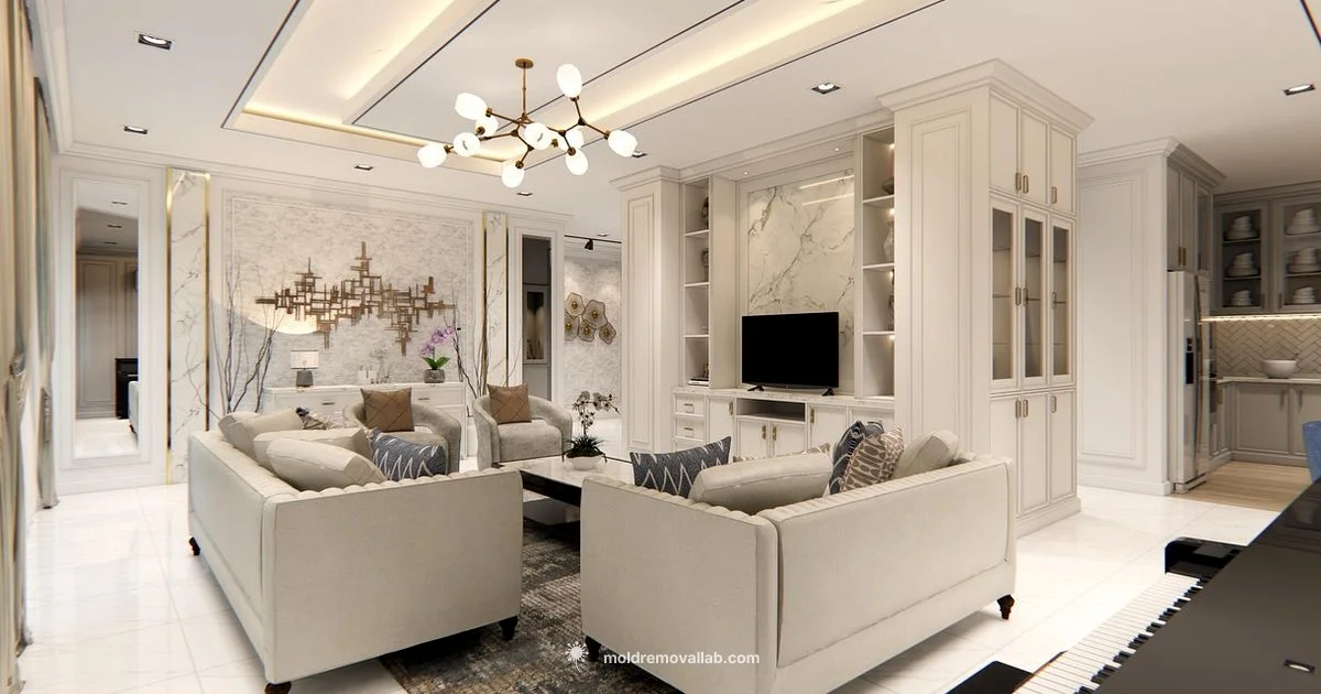 Ceiling Molding Color - Mold Removal Lab