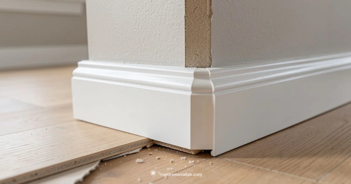 Quarter Round Baseboard - Mold Removal Lab