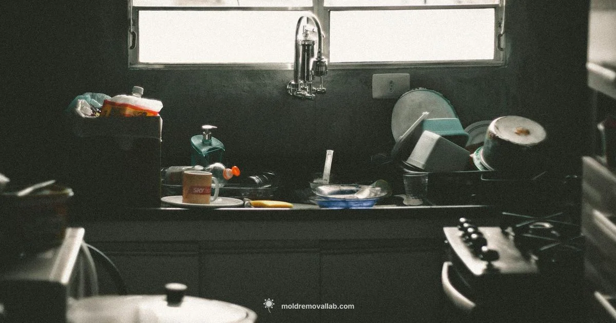 Under-Sink Mold Cleanup - Mold Removal Lab