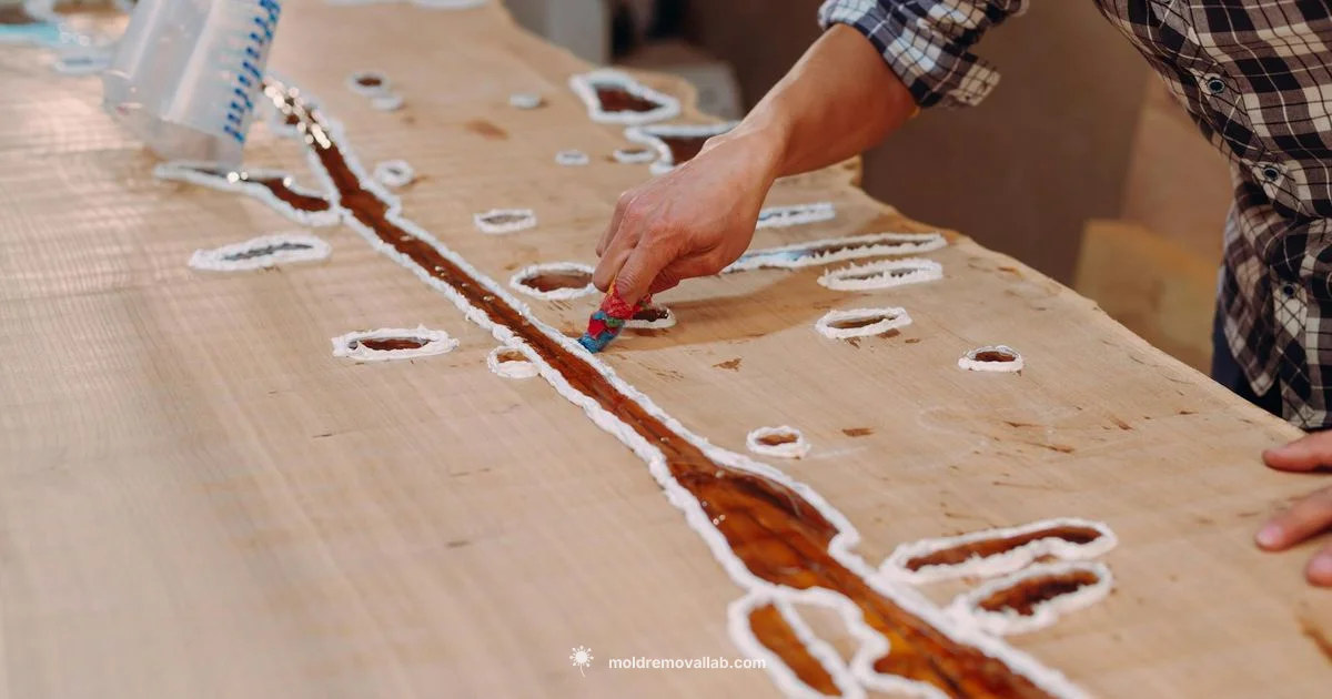 Epoxy Table Mold Setup - Mold Removal Lab