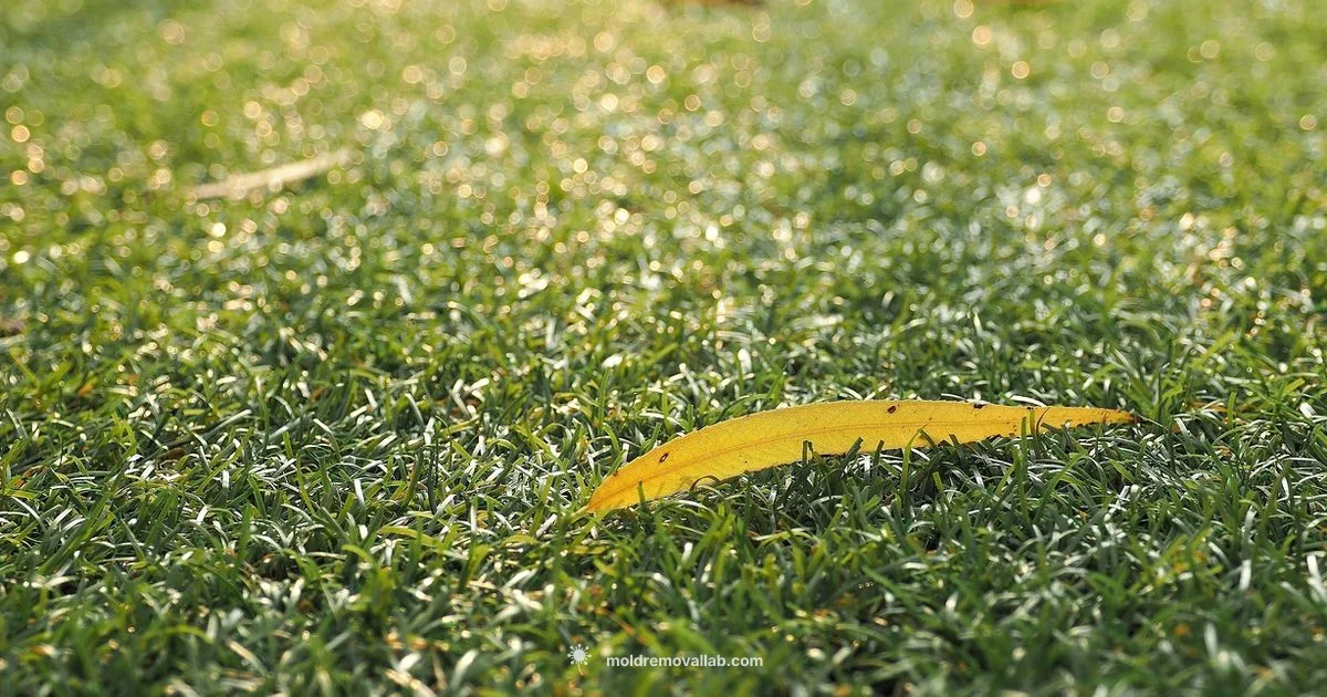 Snow Mold on Grass - Mold Removal Lab